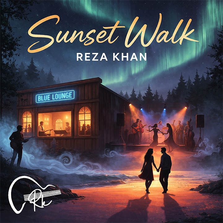 Sunset Walk by Reza Khan